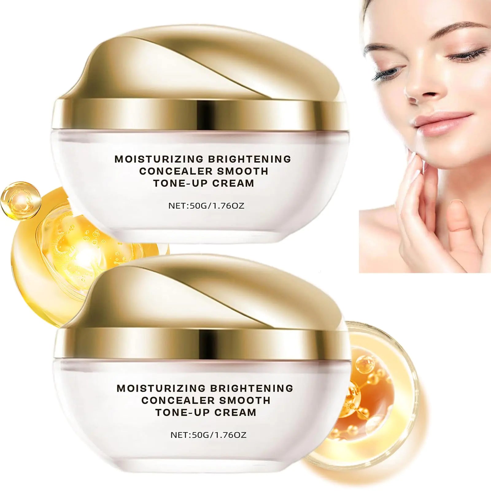 Crema Correctora Hidratante Iluminadora - Base Tónica Suave